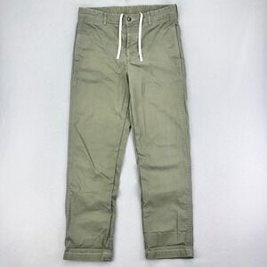 Outerknown Khaki Pants Mens 32x32 Beige Drawstring Organic Cotton Travel Chinos